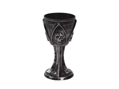 Gótikus csésze koponyával - 1 db.