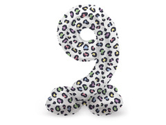 9-es számú párduc álló fólialufi - 72 cm - 1 db.