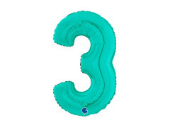Fólia lufi 3. számú türkizkék - 26" - 1 db.