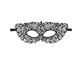 Titokzatos csipke maszk fekete - 1 db.
