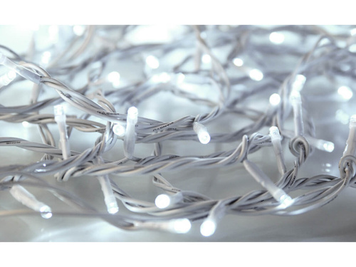 Fehér LED dekorációs lámpák - 10 m