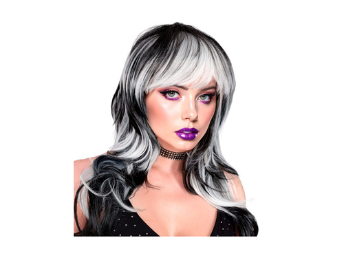 Fekete-fehér vámpír paróka