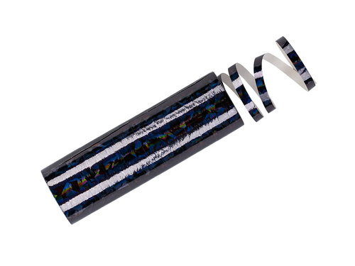 Holografikus szalag - fekete - 18 db.