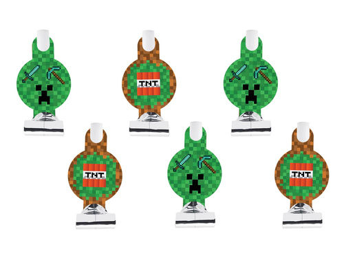 Trombitasípok Fejlesztett pixelek - 6 db