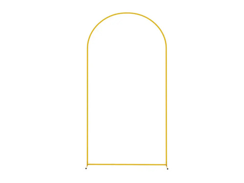 Léggömb íves keret arany - 150 x 65 cm - 1 db.