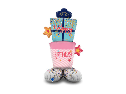 Boldog születésnapot ajándék fólia léggömb - 47" - 1 db.