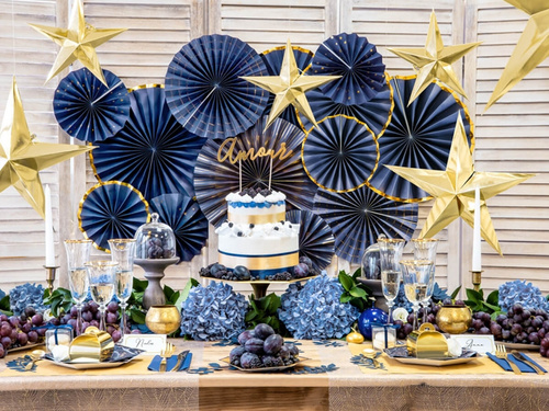 Fémezett lebegő gyertya, 40 mm, arany színű