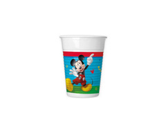 Mickey egér műanyag poharak - 200 ml - 8 db.