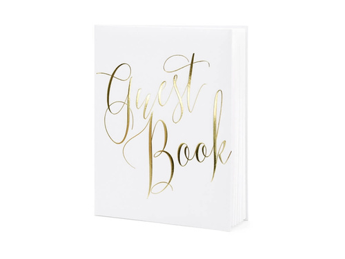Esküvői vendégkönyv fehér - 22 lap