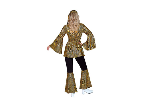 70-es évek diszkó jelmez - arany hullámok