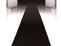 Fekete szőnyeg dekoráció - 4,5 m - 1 db.