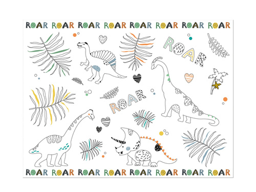 Dinoszauruszok kifestőkönyv - 6 db.