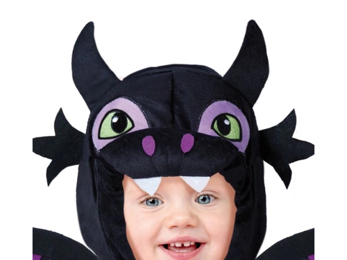 Fekete sárkány jelmez