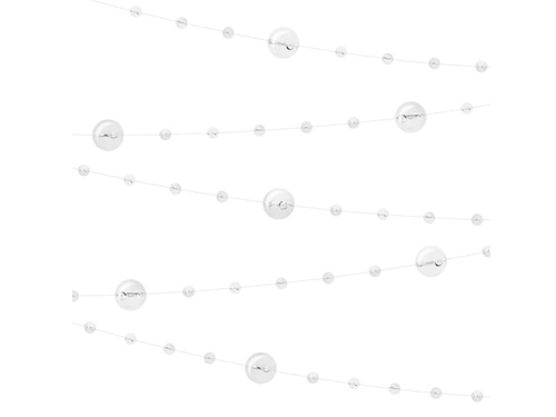 Átlátszó gyöngyfüzér - 650 cm - 1 db.