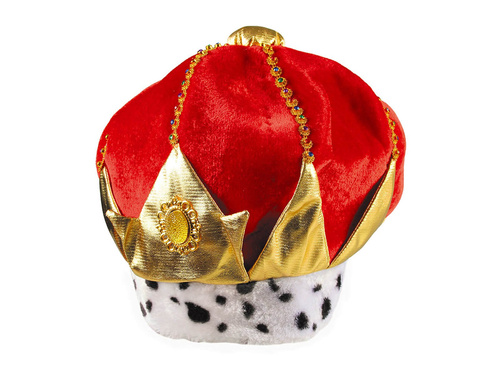 Királyi koronás sapka - 1 db.