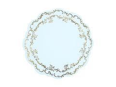 Aranyleveles teríték - kék - 35,5 cm - 6 db.