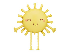 Sétáló nap léggömb - 104 x 104 cm - 1 db.