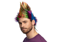 Színes punk paróka - 1 db.