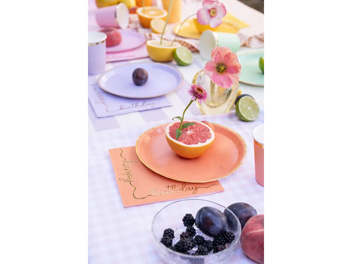 Boldog születésnapot pasztell szalvéták - 33 cm - 12 db.