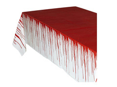 Vérfoltos terítő - 137 x 275 cm - 1 db.