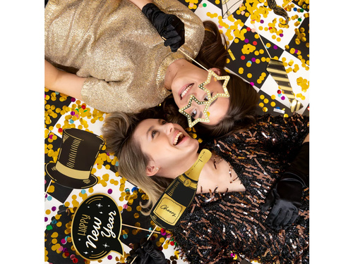 Szilveszteri fotó kellékek - 14 db.