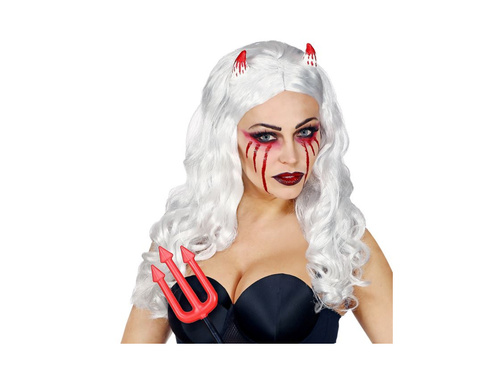 Szőke fehér sátáni paróka