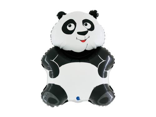Fólia lufi Panda medve - 49x63 cm - 1 db