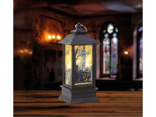 Kísértetház Halloween lámpa - 12,5 cm - 1 db.