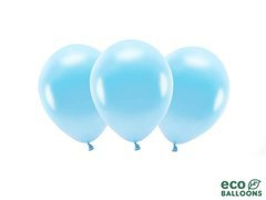 EKO fémezett kék latex lufi - extra nagy - 10 db.