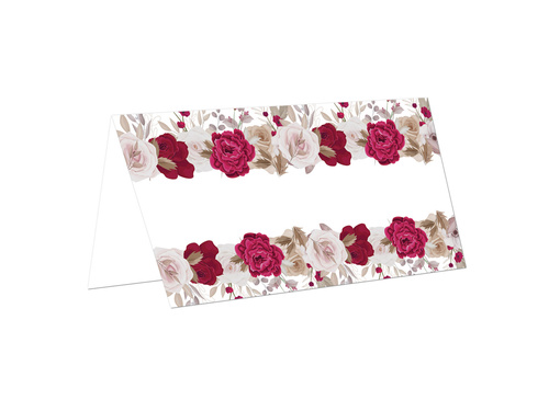 Hajtogatott matricák virágokkal - 10 db.