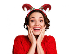 Mikulás sapkaszalag - 1 db.