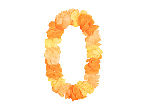 Hawaii narancs nyaklánc - 1 db.