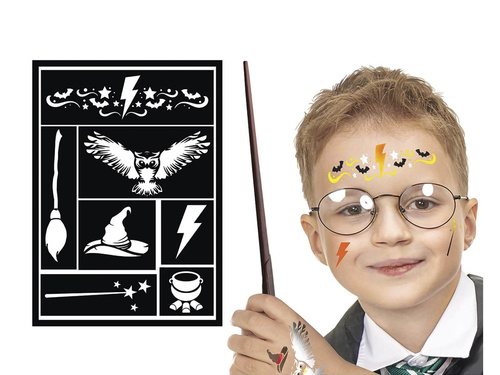 Varázsló smink sablon