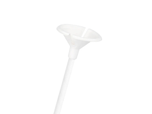 EKO papírpálcikák lufi dugóval - fehér - 100 db.