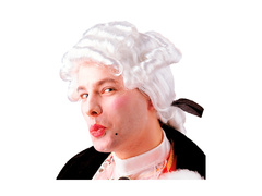 Casanova paróka, göndör fehér