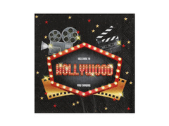 Hollywood papírszalvéta - 33 cm - 20 db.