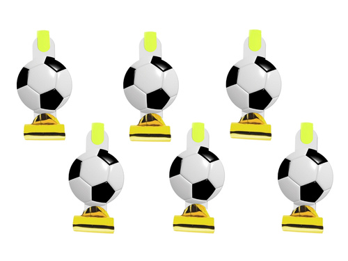 Trombitasípok kitekert labdarúgó - 6 db