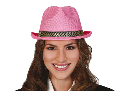 Gengszterkalap rózsaszín - 1 db.