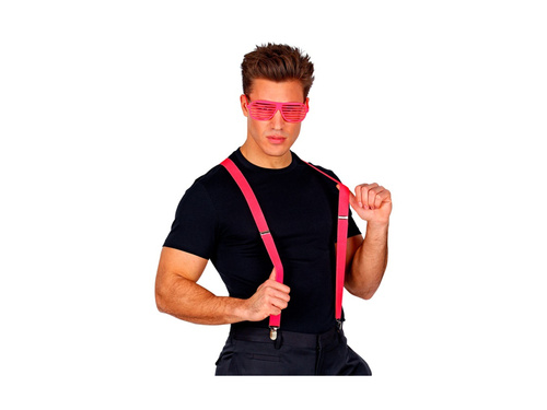 Neon rózsaszín diszkó fogszabályzó