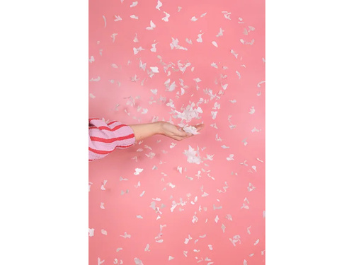 Lövőcső - fehér pillangók - 20 cm - 1 db.