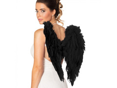 Fekete angyalszárnyak - 50 x 50 cm - 1 db.