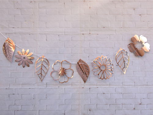 Virágfüzér rózsa arany - 1 db.