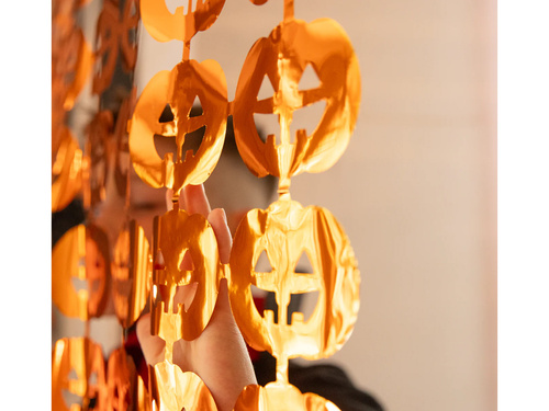 Halloween függöny - ajtófüggöny - Tök - 100 x 200 cm