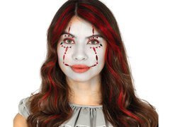 Öntapadós bohóc arc matricák