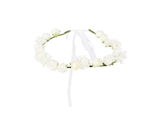 Füzér fehér rózsákkal - 1 db.