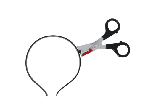 Halloween fej olló - 11 cm - 1 db.