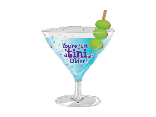 Fólia lufi üveg alakú születésnapi lufi - 32" - 1 db.