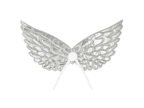 Ezüst angyalszárnyak - 23 x 45 cm - 1 db.