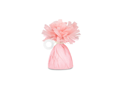Papírnehezék héliummal töltött lufihoz - rózsaszín - 140 g