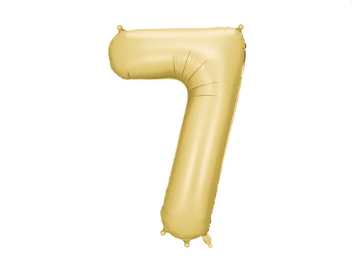 Fólia lufi arany szám 7 - 86 cm - 1 db.